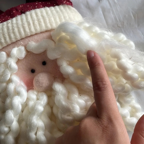 ๐
 Rustic Santa Claus Door Knob Hanging Decoration -  Charming Holiday Accent! - Picture 4 of 5